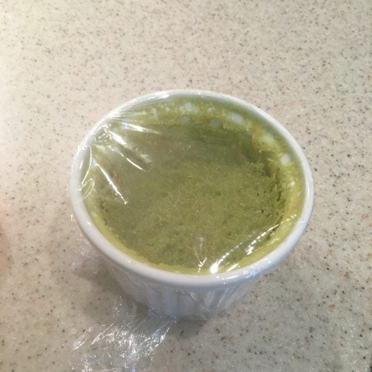 Keto Matcha Creme Brulee