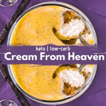 Natas do Ceu is Portuguese for Cream from Heaven. It's one of the country's most traditional desserts. This is a recipe for KETO version. #keto