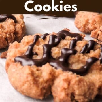 Baking these keto low carb macadamia cookies brings out the sweetest childhood memories! No need to run to the store since any flour with any nuts will do. #keto #ketomacadamia #lowcarb
