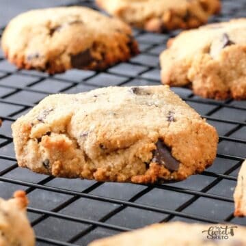 Keto Chocolate Chip Cookies recipe is a delicious classic!