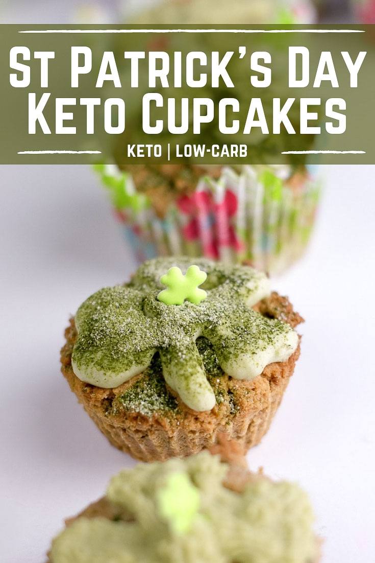 If you celebrate March 17th, try the St Patrick's Day Keto Cupcakes. No grains, no artificial colors. Perfectly guilt-free keto cupcakes!