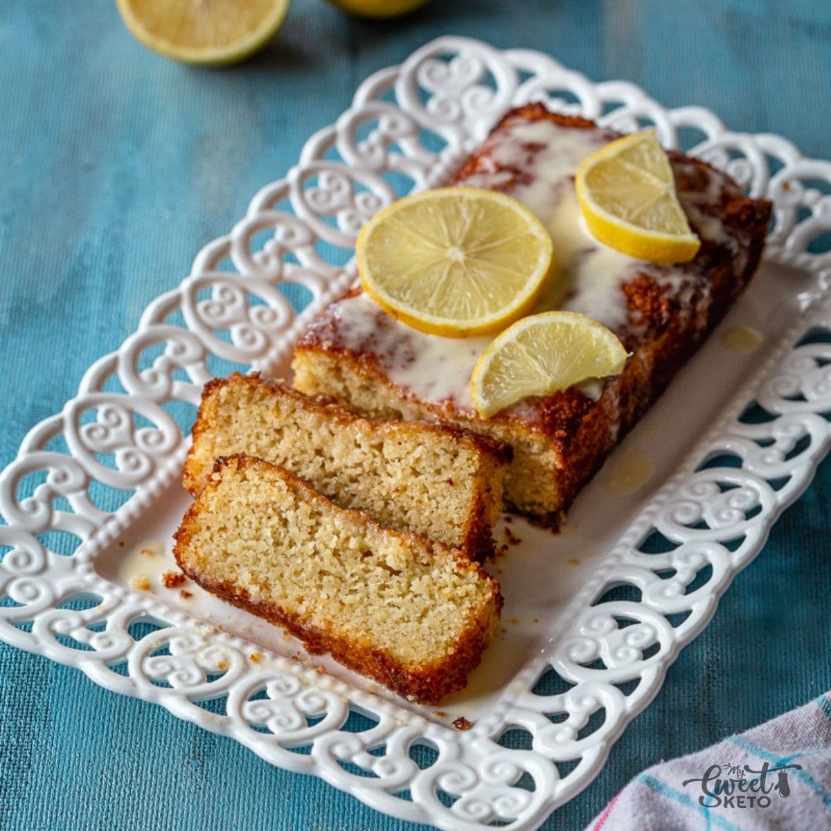 This keto low-carb lemon pound cake is my adaptation of an old family recipe. My grandma used to bake this lemon pound cake, especially in spring and summer when we all gathered for lunch in the backyard.